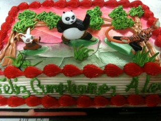 Kung Fu panda cake